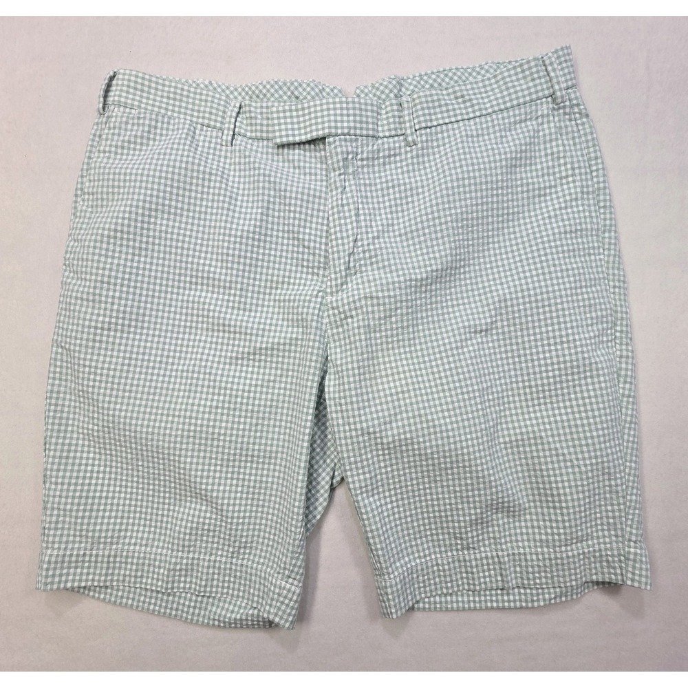 Polo‎ Golf Ralph Lauren Seersucker Shorts Mens 38 LIMITED USE Rare Gingham Check